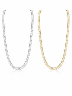 Lab Diamond Tennis Necklace The Larynah